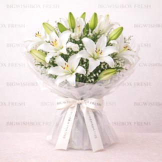 White Lily Bouquet